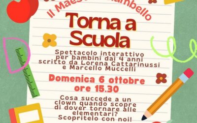 IL MAESTRO CIAMBELLO TORNA A SCUOLA